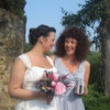 Singing at a wedding in Castell D&#039;Emporda Chapel, Spain image